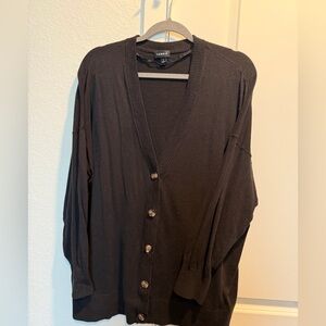 Torrid Black Sweater Cardigan